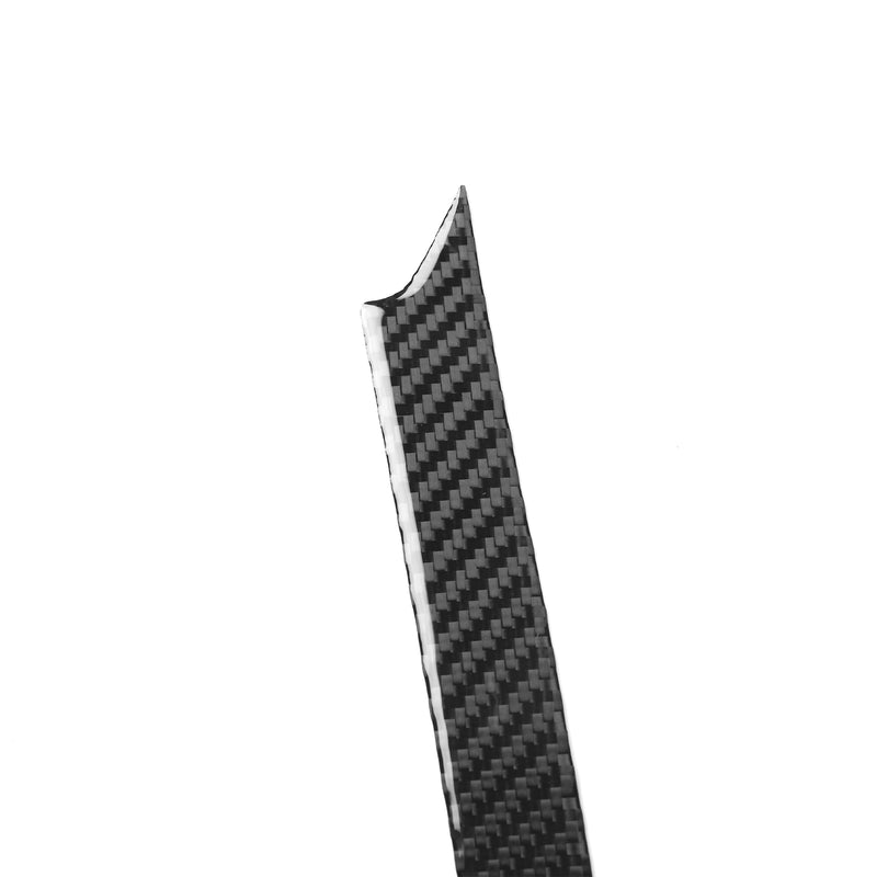 WXZOS Genuine Carbon Fiber Door Speaker FrameTrim for Chevrolet Corvette C8 2020-2024