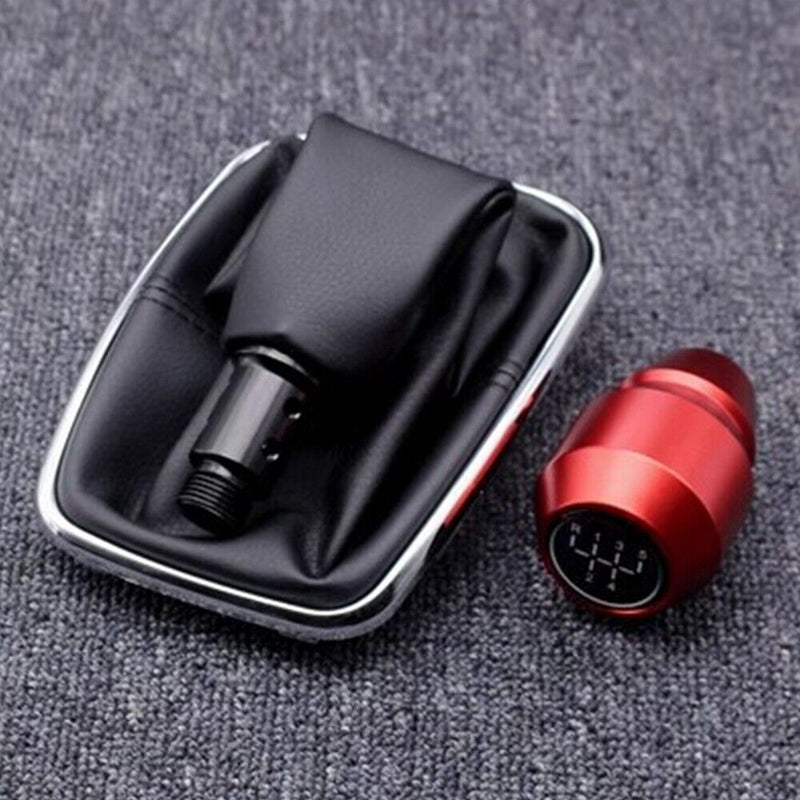 5 Speed Aluminum Alloy Gear Shift Knob w/Gaitor Boot for VW Jetta Bora 1999-2004