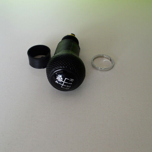 Black 5 Speed MT Gear Shift Knob Cover Boot For VW Bora Golf MK4 Jetta