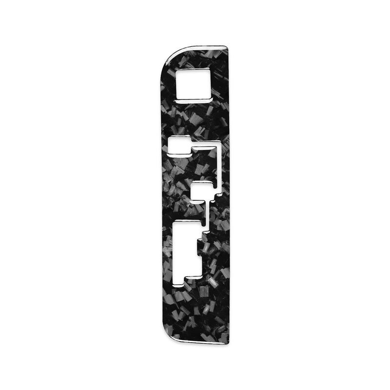 WXZOS Genuine Carbon Fiber Gear Shift Lever Panel Trim for Toyota Highlander 2014-2018