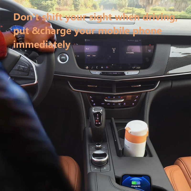 WXZOS Center Console Phone Wireless Fast Charging Pad for Cadillac CT6 2016-2021