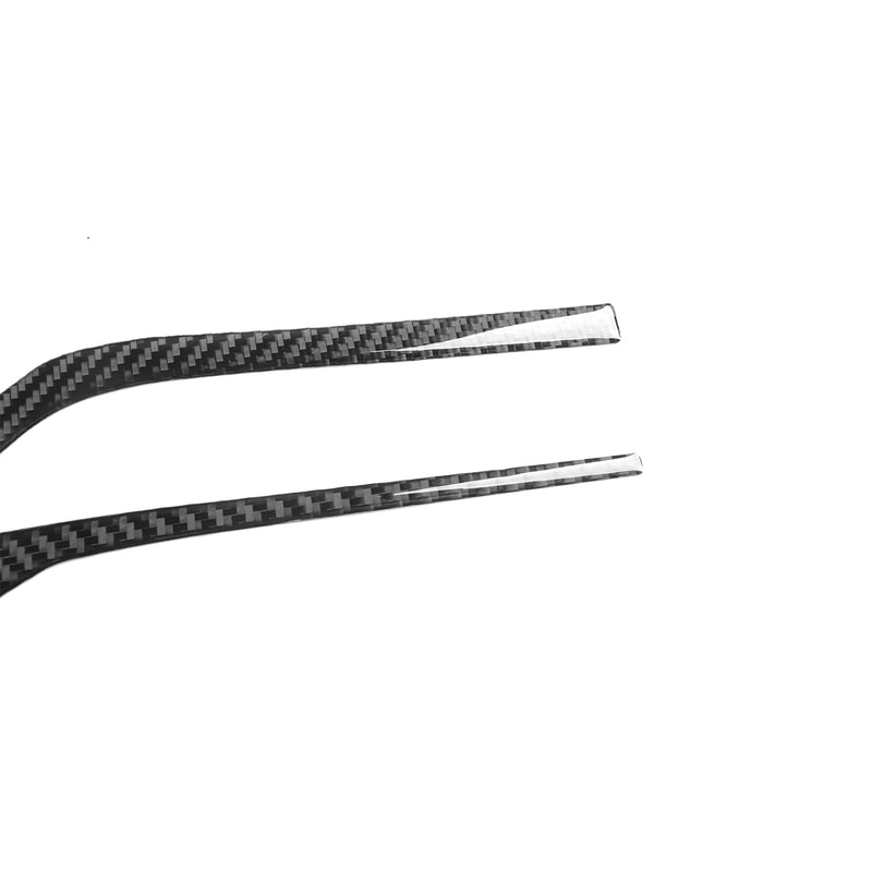 WXZOS Genuine Carbon Fiber A-Pillar Speaker Trim for Chevrolet Corvette C8 2020-2024