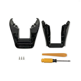 Black Steering Wheel Lower Trim U Shape Cover for Benz 2015-2018 AMG C/E/S/G/GLE