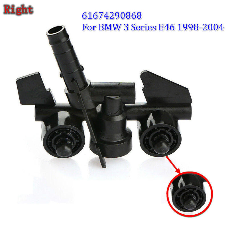Right Side Headlight Washer Spray Nozzle For BMW 3 Series E46 98-04 61674290868