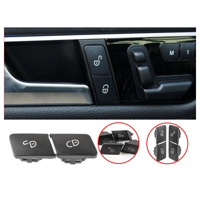 Cache bouton interrupteur serrure porte avant gauche 1 pièce pour Mercedes...