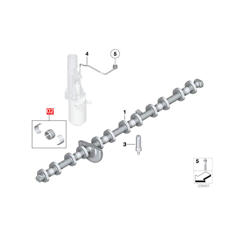 Engine Eccentric Camshaft Needle Bearing for BMW X1 E84 2010-2015 Z4 2002-2014