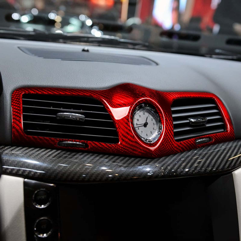 WXZOS Car  Carbon Fiber A/C Air Vent Bezel Trim for Maserati GranTurismo(M145) 2009-19