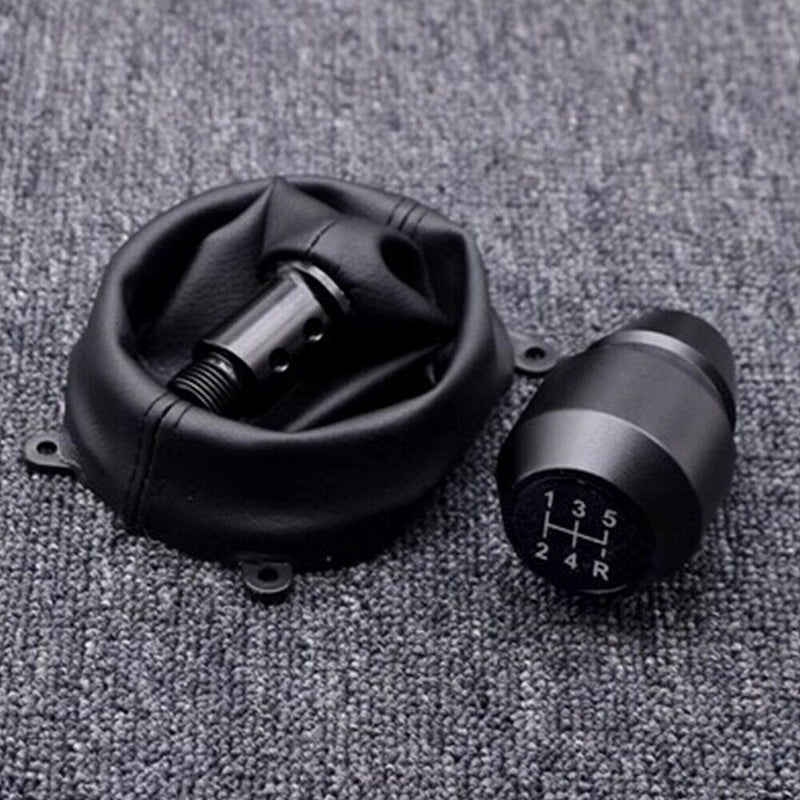 5Speed Aluminum Alloy Gear Shift Knob w/Gaitor Boot for Honda Civic 2006-2011 MT