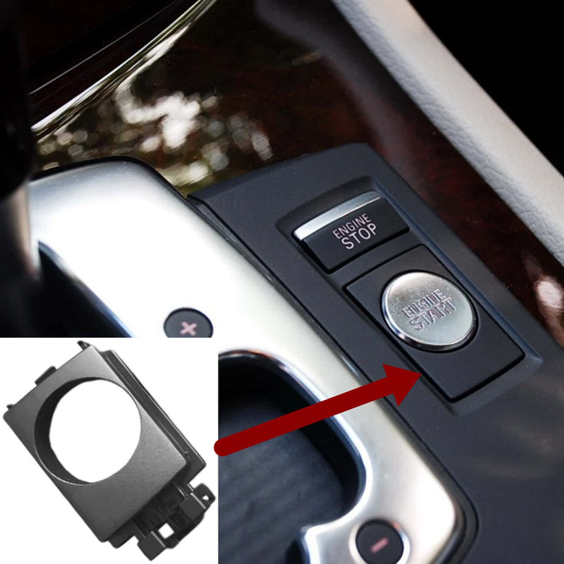WXZOS Engine Start/Stop Button Surround Frame Trim Panel for Audi A8 D3 S8 2008-2010