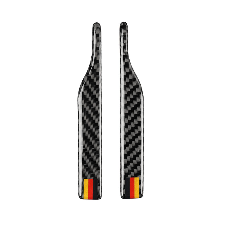 WXZOS Genuine Carbon Fiber Rear View Mirror Anti-Collision Sticker for BMW 2012-2018