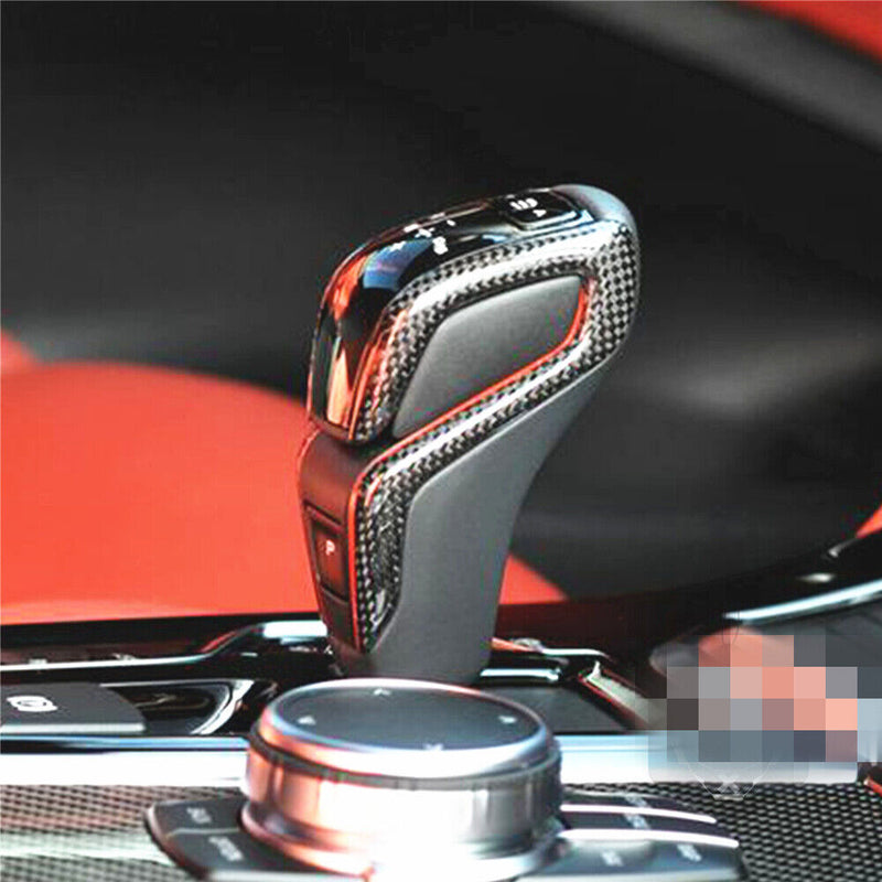 Genuine Carbon Fiber Gear Shift Knob Cover Trim for BMW M5 F90 2018-2023