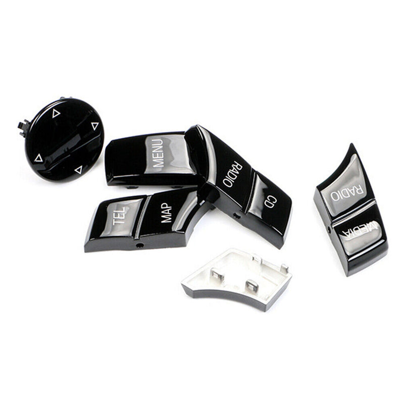 Bright Black IDrive Multi Switch Button Repair for BMW 6Series F02 F04 2009-2012