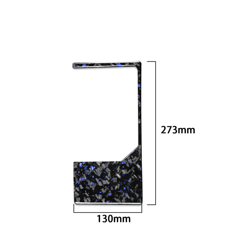 WXZOS Genuine Carbon Fiber Gear Shift Knob Lever Panel Trim for Toyota Tundra 2014-18