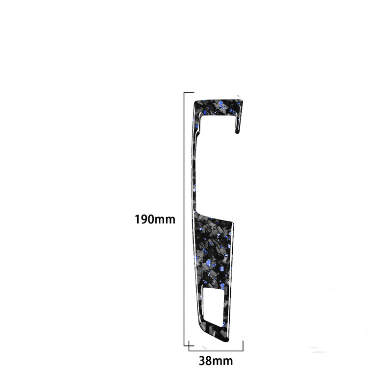 WXZOS Genuine Carbon Fiber Gear Shift Lever Panel Trim for BMW F10 5series 2011-2017