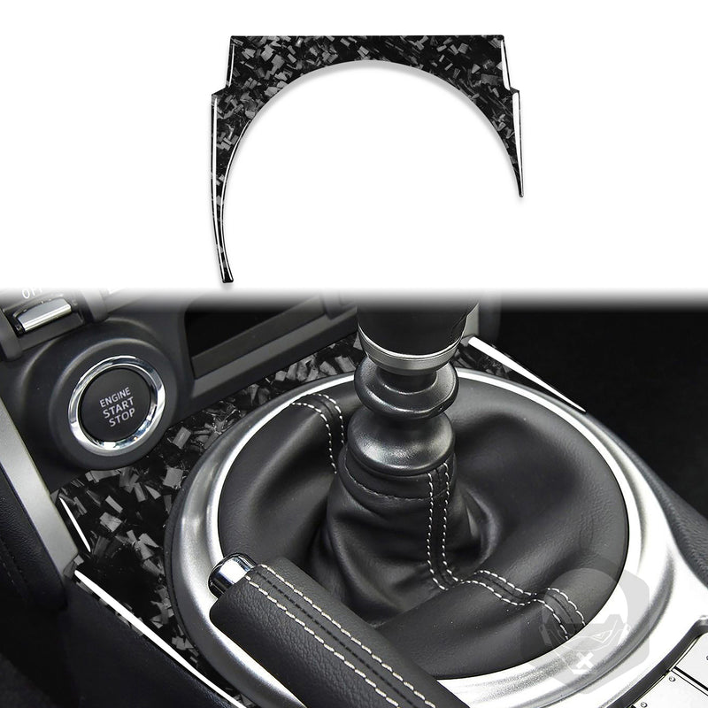WXZOS Genuine Carbon Fiber Gear Shift Knob Lever Panel Trim for Toyota  86 2017-2020