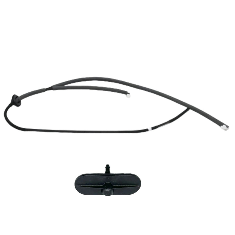 WXZOS Windshield Wiper Washer Hose Line w/Nozzle for Porsche 718 Spyder 982 2020-2024