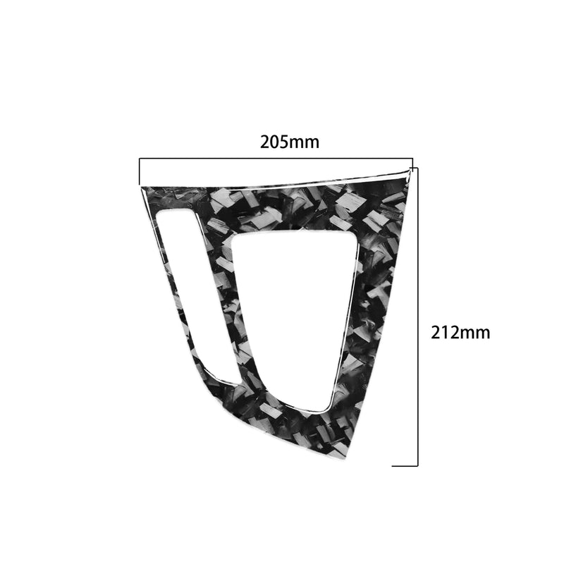 WXZOS Genuine Carbon Fiber Gear Shift Lever Panel Trim for BMW F20 1 series 2012-2015