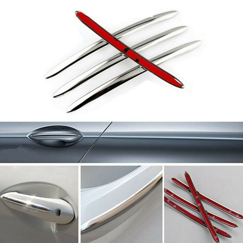 Door Handle Cover Stripe Trim 4Pcs For BMW 5' F10/GT F07 2010-2017