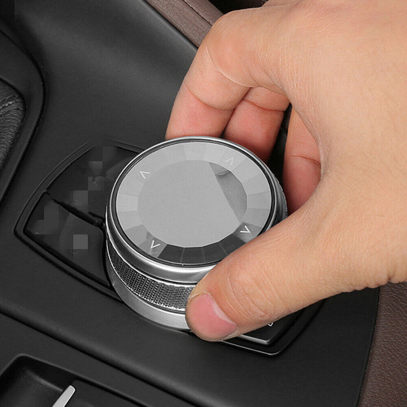 IDrive MultiMedia Knob Aluminum alloy Cover for BMW 5Series 2010-15 F07 F10 F11