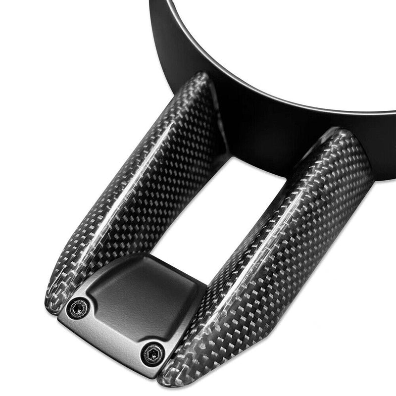 Sale Carbon Fiber Steering Wheel Cover Trim for Porsche Panamera 971.2 2022-2023