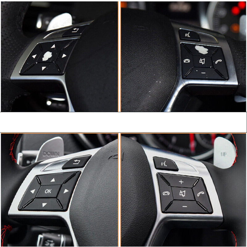 Steering Wheel Control Switch Button Cover Repair Kit for Benz ML W166 2012-2015