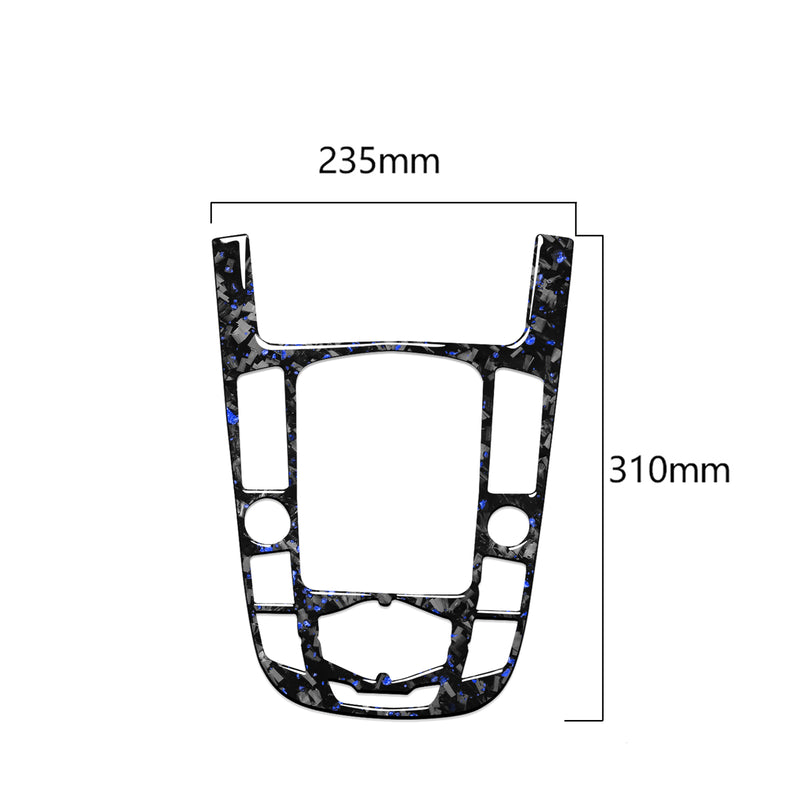 WXZOS Genuine Carbon Fiber Gear Shift Lever Panel Trim for Audi Q5 SQ5 2009-2012