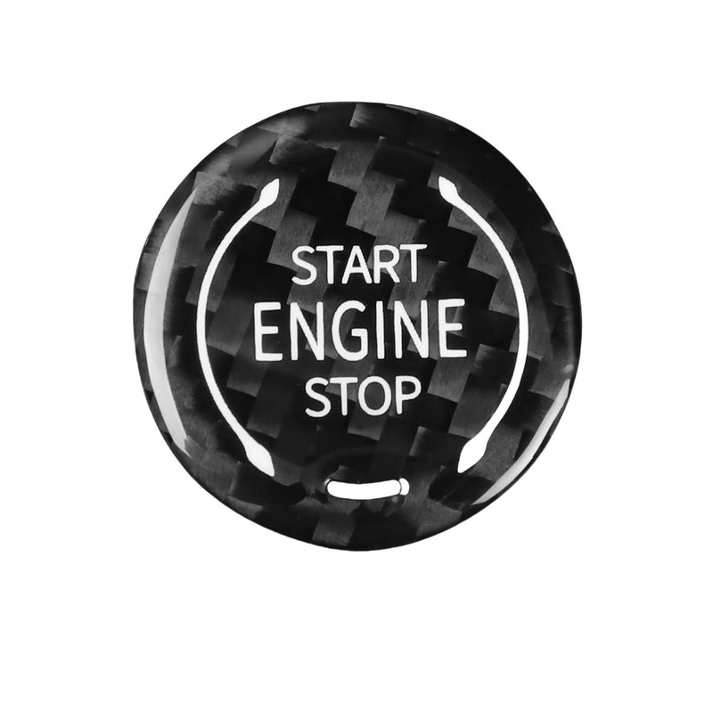 WXZOS Dry Carbon Engine Start-Stop Switch Button Trim for  Cadillac CT4 CT5 2020-2023