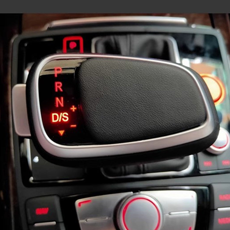WXZOS LED Gear Shift Knob Lever w/Gaiter Boot for Audi A6 C7 S6 RS6 (AT) 2012-2015