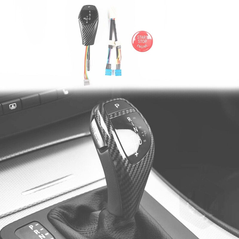 LED Display Gear Shift Knob w/START STOP Cover for BMW E89 Z4 23i/30i 2009-2011