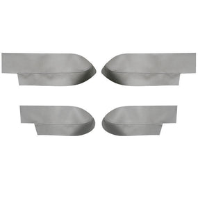 4Pcs Gray Door Armrest Panel Insert Leather Cover for Honda CR-V 2007-2011