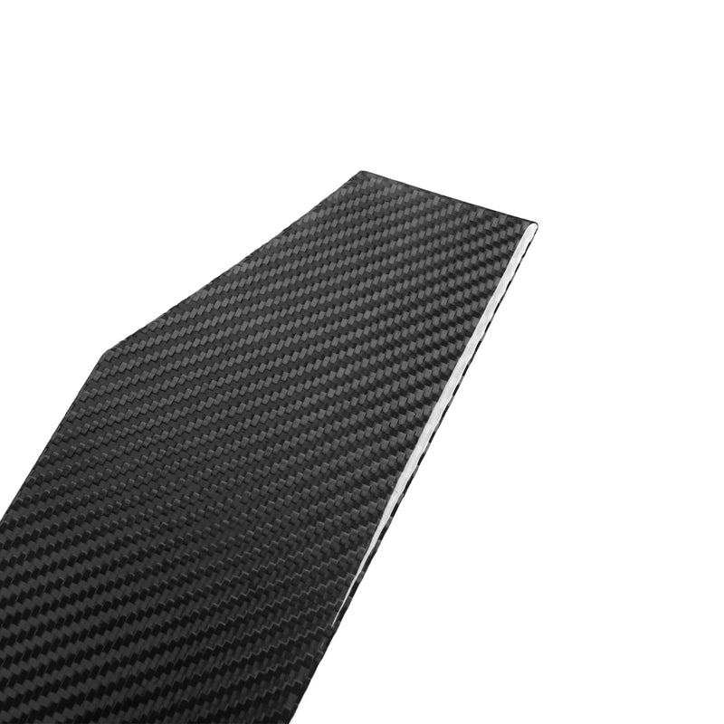WXZOS Genuine Carbon Fiber Front Lip Spoiler Trim for Chevrolet Corvette C8 2020-2024