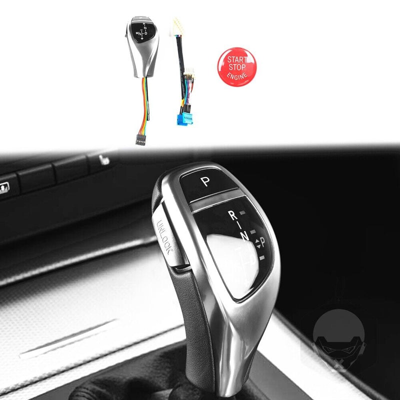 LED Display Gear Shift Knob w/START STOP Cover for BMW E89 Z4 23i/30i 2009-2011