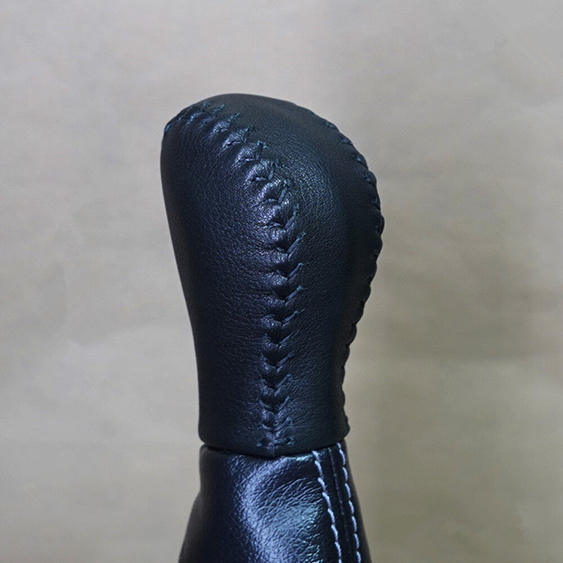 WXZOS Gear Shift Knob Protective Leather Cover for INFINITI Q50 QX50 2013-2016