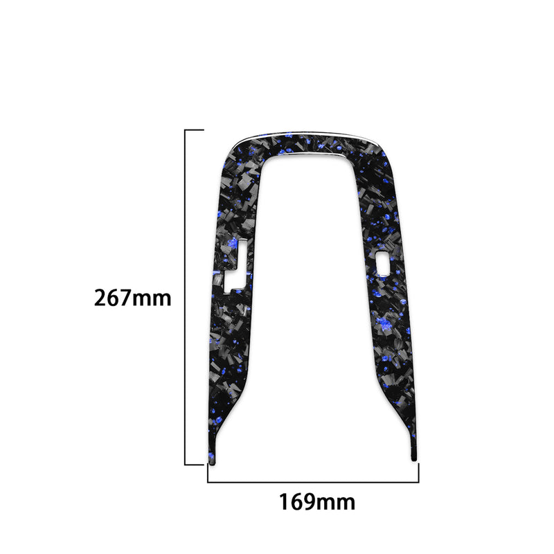 WXZOS Genuine Carbon Fiber Gear Shift Lever Panel Trim for Toyota Corolla 2019-2020