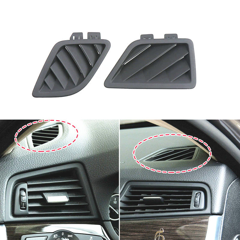 WXZOS Front Side Dashboard Air Vent Grille Frame for BMW F10 F11 5series 2011-2016