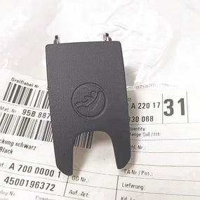 Black Rear Child Seat Buckle ISOFIX Switch Cover for Porsche Macan 95B 2014-2021