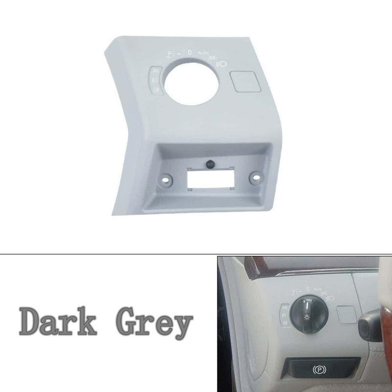 Dark Gray Headlight Switch Bezel Cover for Mercedes-Benz W220 S-Class 1998-2005