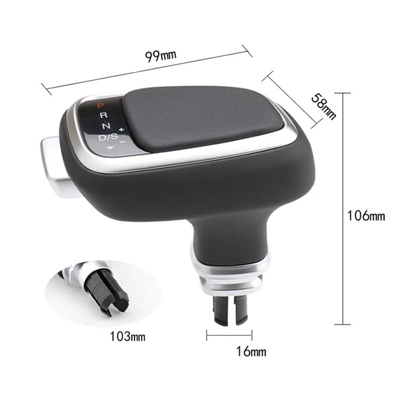 WXZOS LED Gear Shift Knob Lever w/Gaiter Boot for Audi Q7 4L 2006-2015