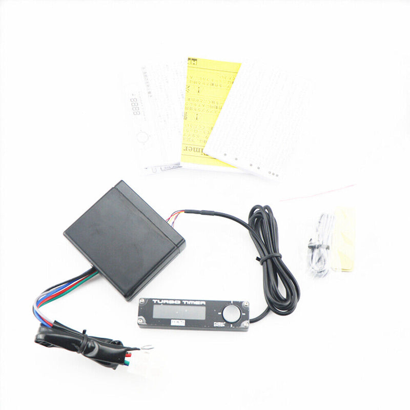 Universal Auto Blue LED Turbo Timer Delay Flameout Control Unit for Turbo