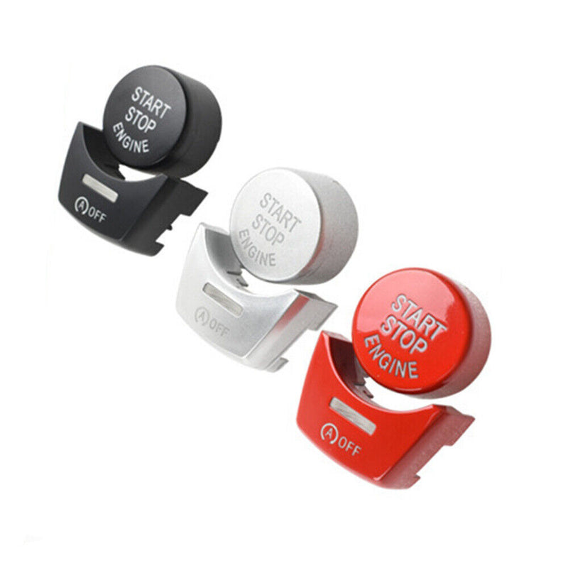 Red Engine Start Stop Button Cover Kit for BMW 5Series F10 F11 F07 GT 2010-2016