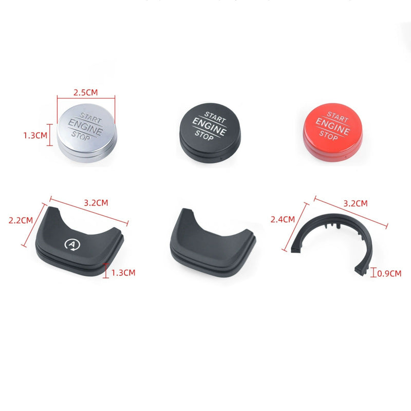 Engine Start/Stop Switch Button Cover for Mercedes-Benz W177 A-Class 2019-2026