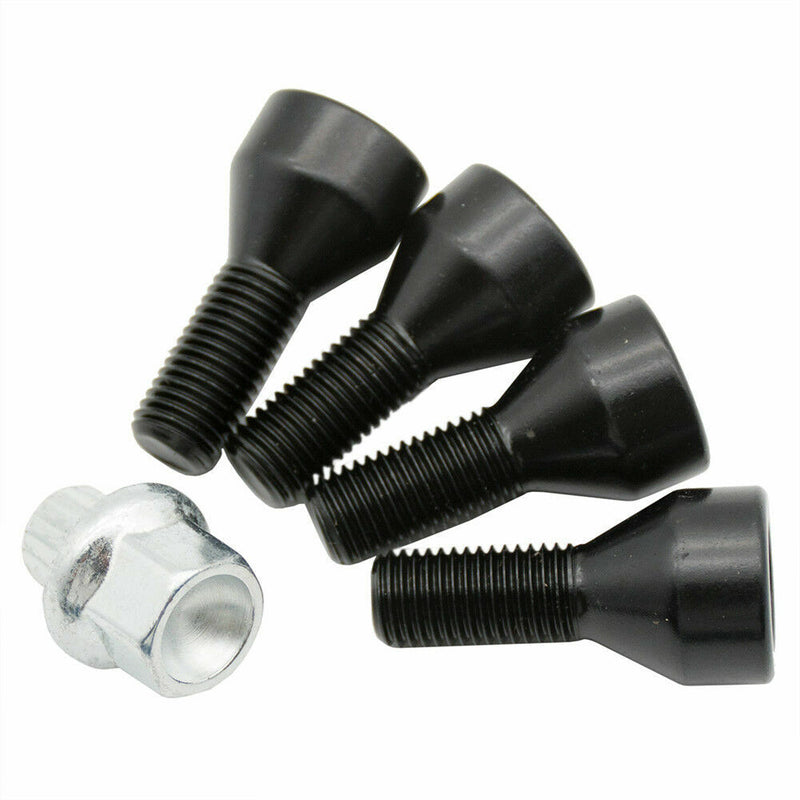 M12x1.5 Aluminum Wheel Bolts Lock Screw 36136786419 For BMW 1/3/5/6 Series