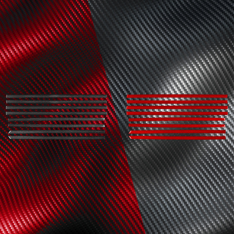 WXZOS Genuine Carbon Fiber Exterior Door Window Trim for Benz W206 C-class 2022-2024