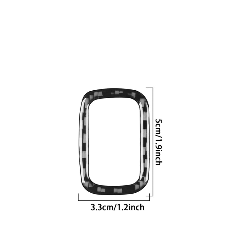 WXZOS Genuine Carbon Fiber Rear Trunk Switch Trim for Mercedes W206 C-class 2022-2024