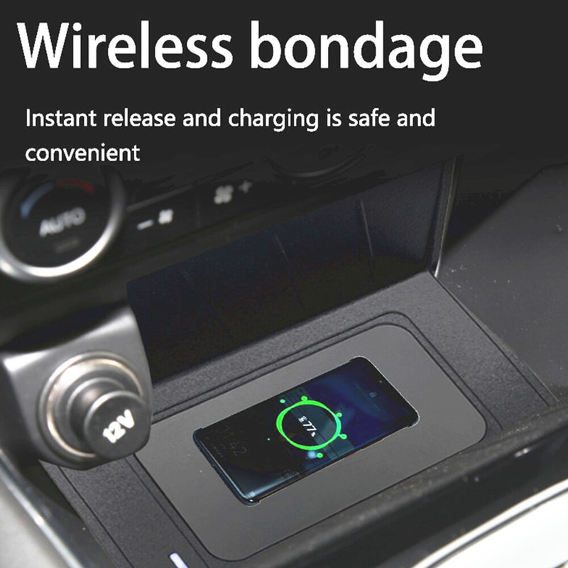 WXZOS Front Center Console Wireless Fast Charging Pad for Mazda CX-5 2019-2022