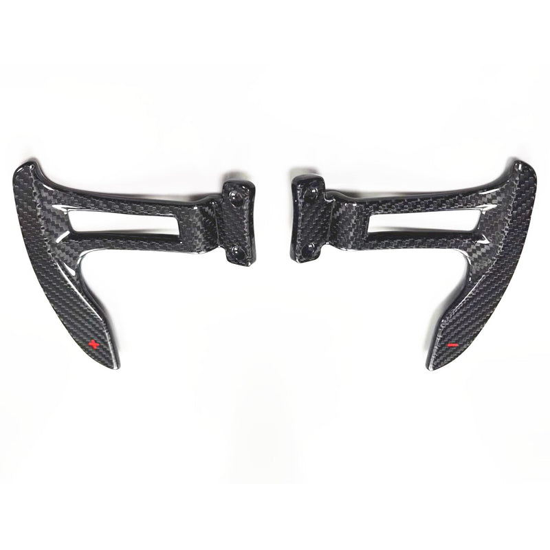 WXZOS Carbon Fiber Steering Wheel Shifter Paddle for Maserati Quattroporte 2014-2022