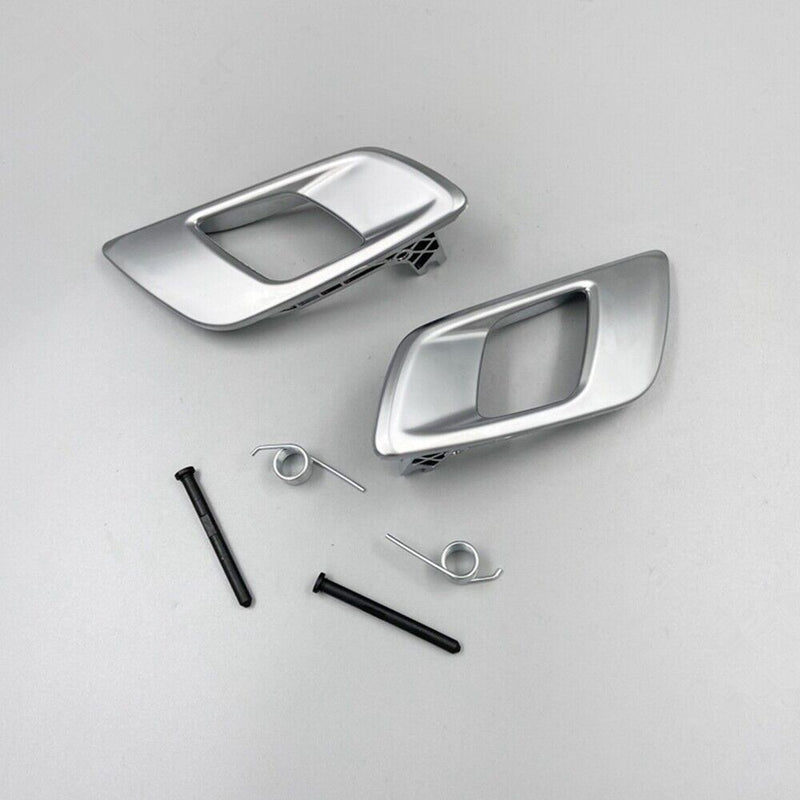 Silver Front Left &Right Inside Door Handle Kit for Ford Ranger 2012-2019