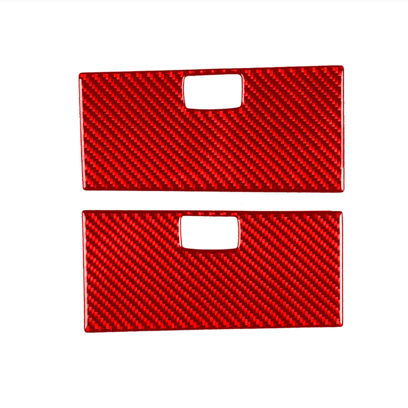 WXZOS Genuine Carbon Fiber Front Door Storage Box Trim for Toyota Tundra 2007-2013