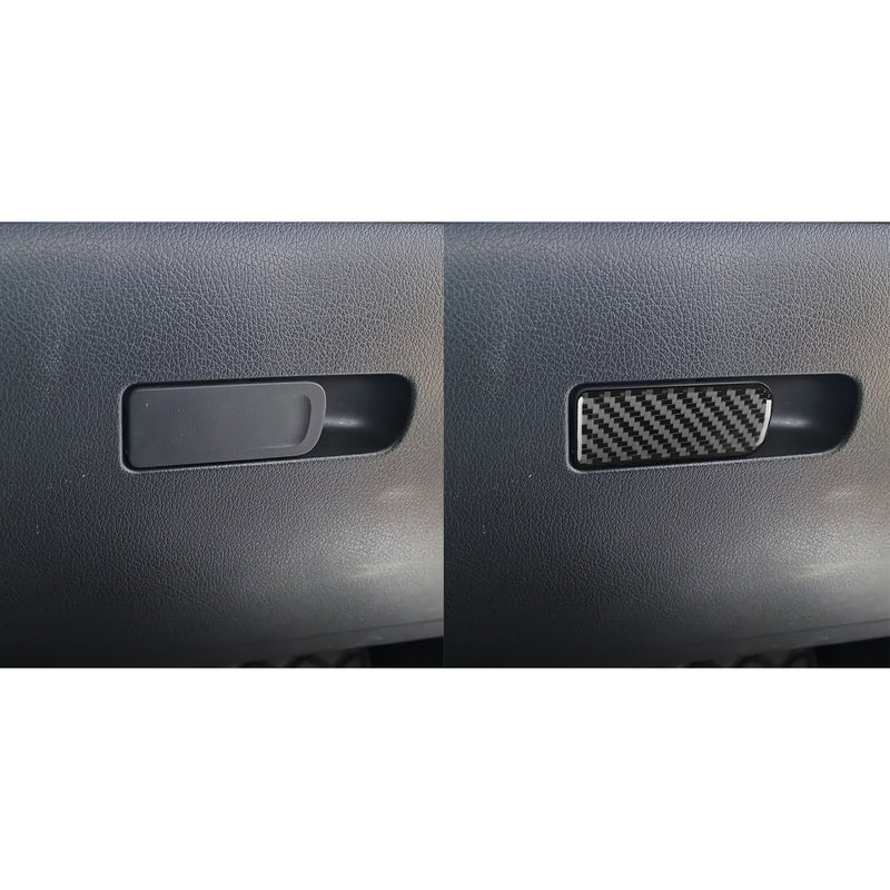 WXZOS Carbon Fiber ‌Center Glove Compartment Box Trim for Benz W206 C-class 2022-2024