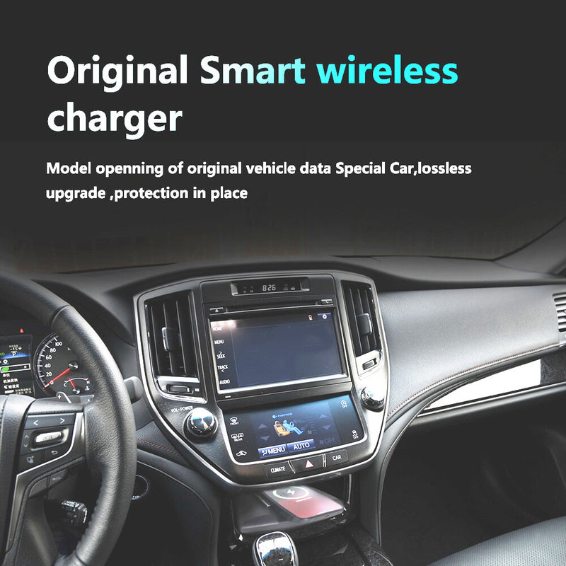 WXZOS Center Console Phone Wireless Fast Charging Pad for Toyota Crown 2015-2018